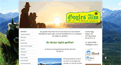 Desktop Screenshot of gogles-alm.at