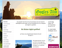 Tablet Screenshot of gogles-alm.at